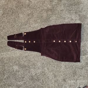 Corduroy dress overall